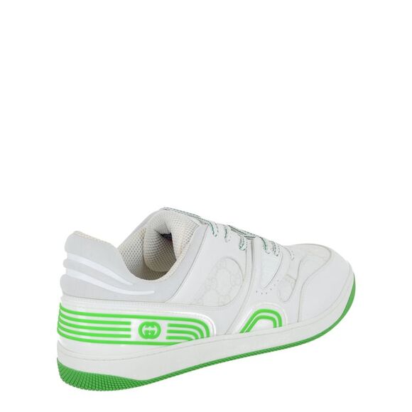 Gucci Basket Leather Low-Top Sneakers - Picture 3 of 6